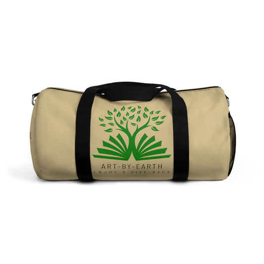 Brown/Beige - Z - ART BY EARTH DUFFEL BAG