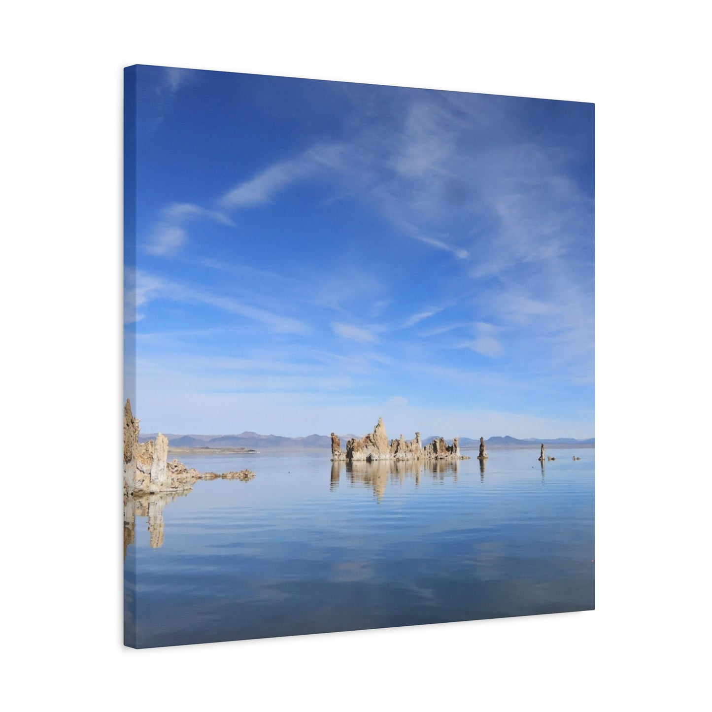 Stillness Reflected - Unique Frameless Canvas Wall Art
