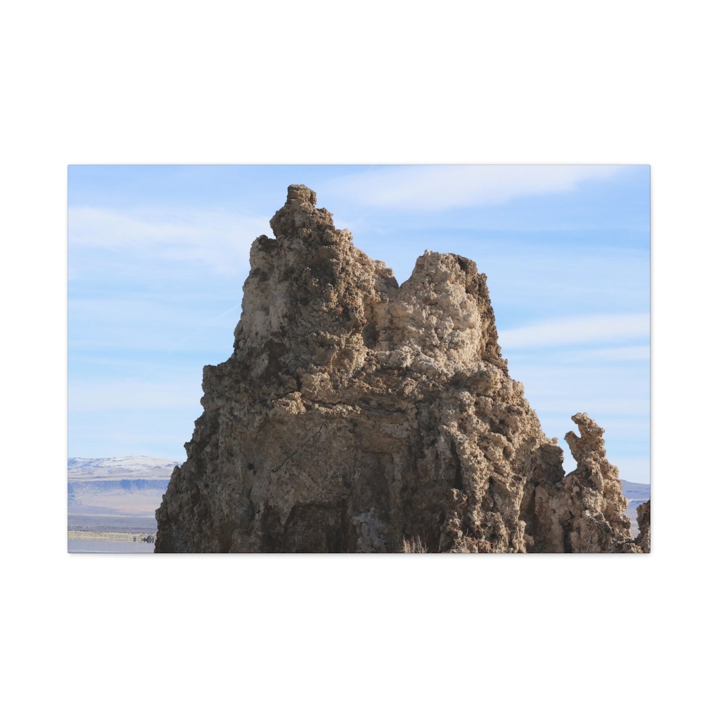 Mono Lake Monolith - Unique Frameless Canvas Wall Art