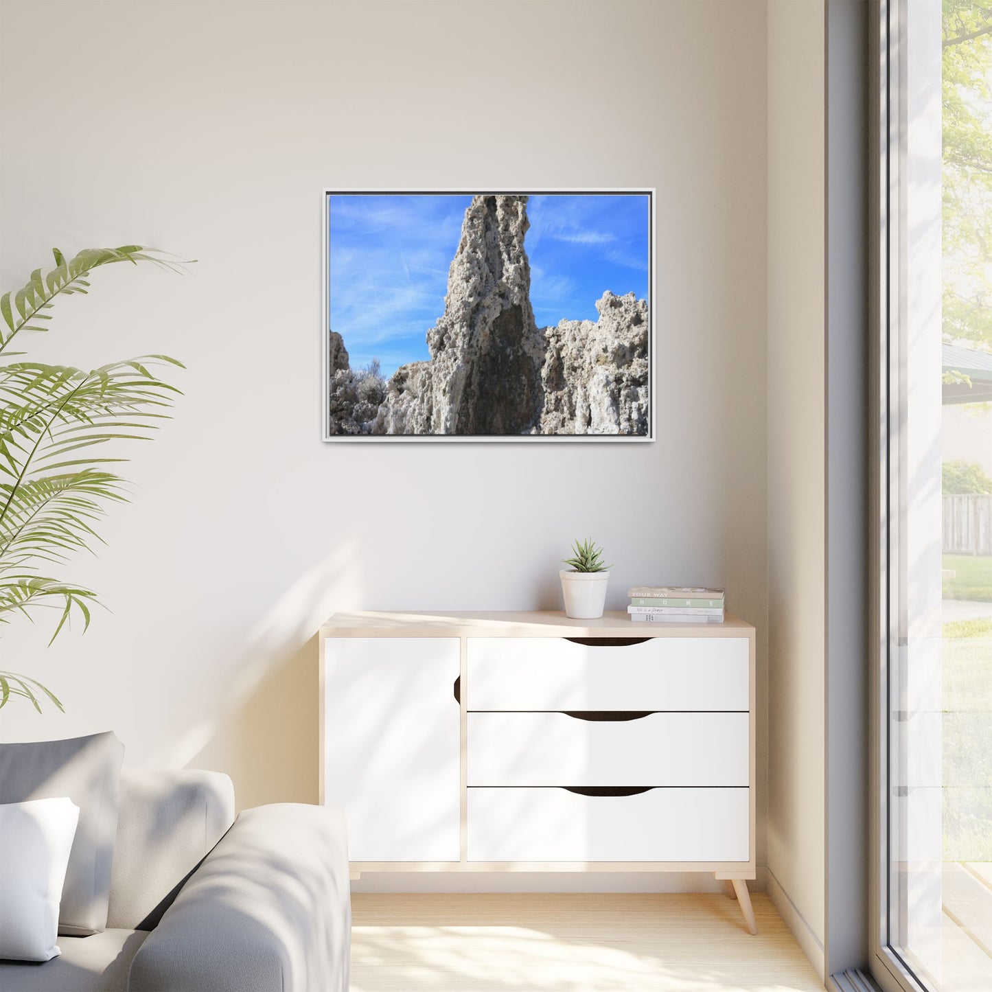 Sentinel of Stone - Unique Stretched Canvas Wall Art