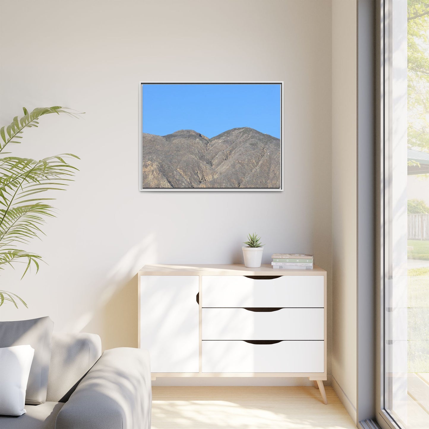 Arid Mountain Breath - Unique Stretched Canvas Wall Art - Art By Earth