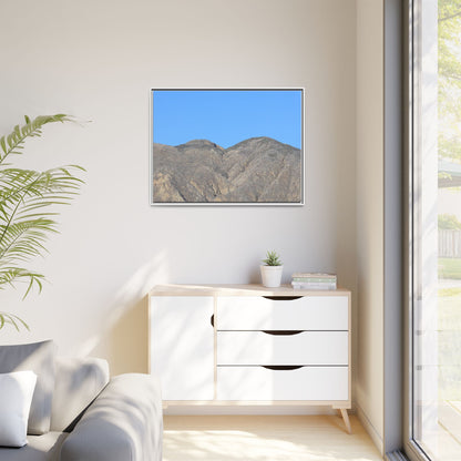 Arid Mountain Breath - Unique Stretched Canvas Wall Art - Art By Earth