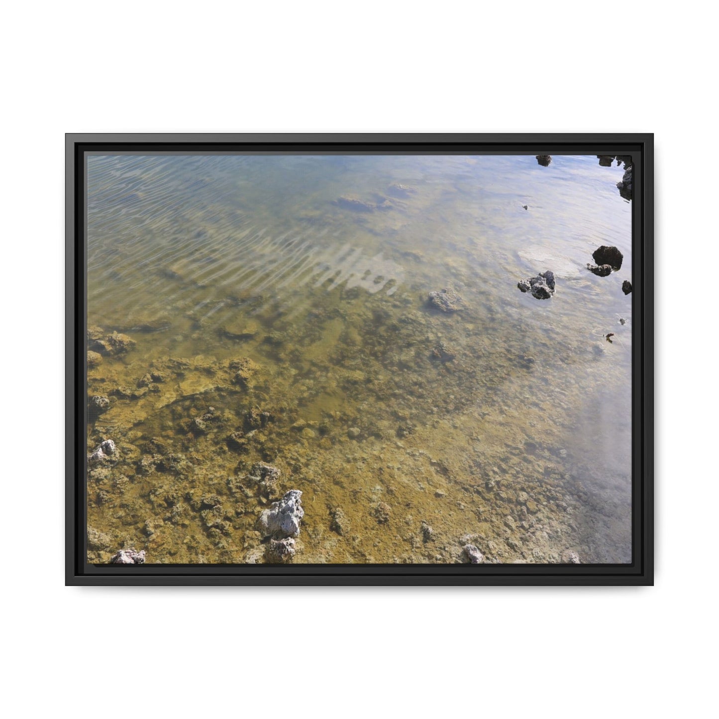 Ripples of Stone - Unique Stretched Canvas Wall Art