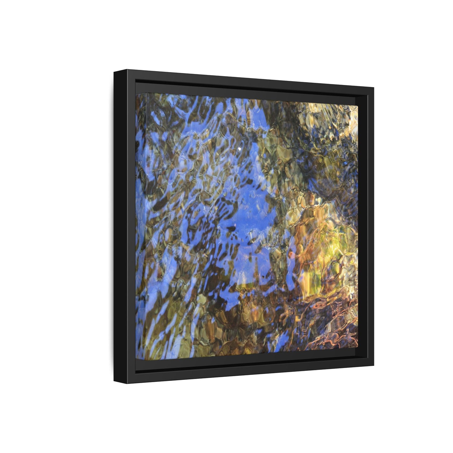 Watery Kaleidoscope - Unique Stretched Canvas Wall Art - Art By Earth