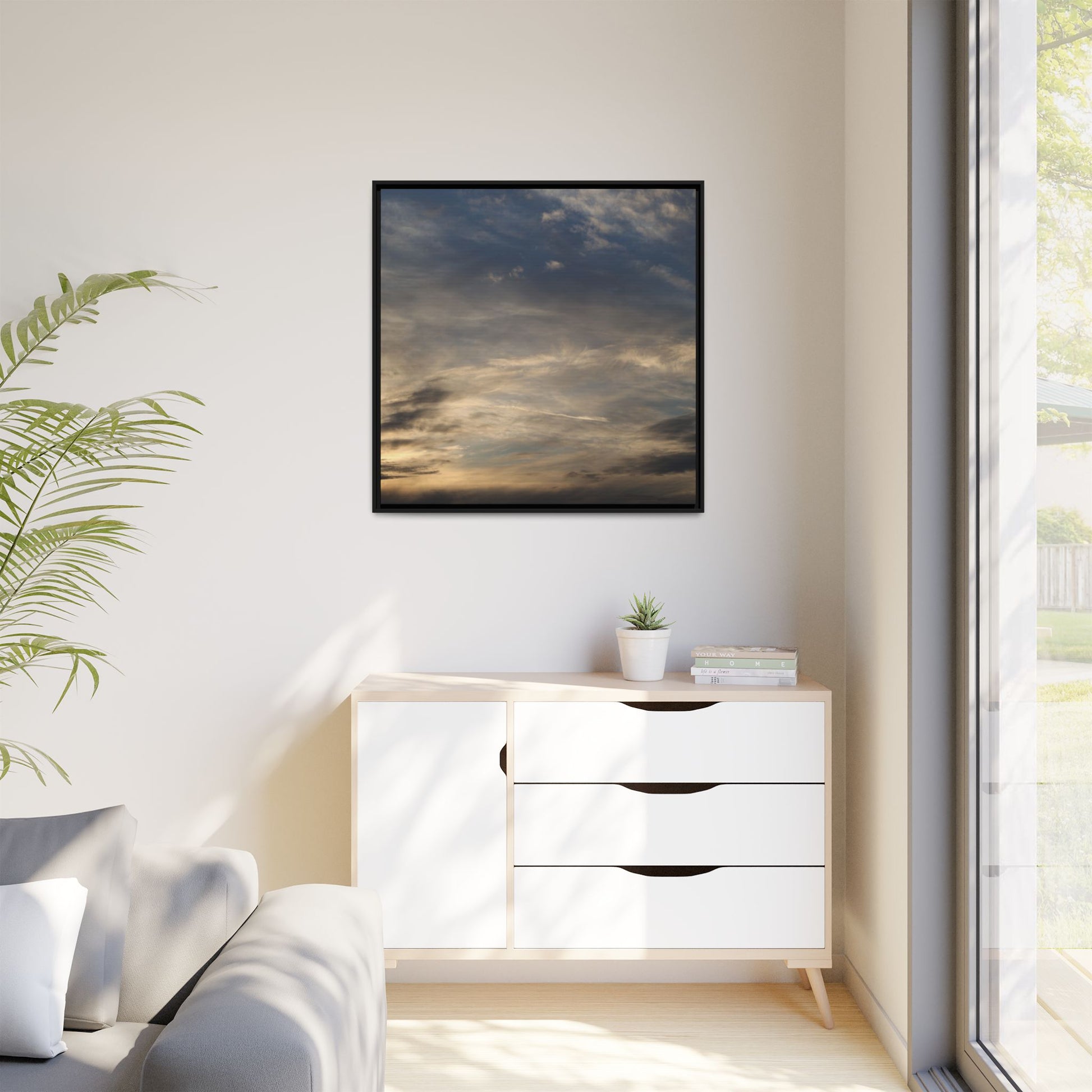 Clouded Thoughts - Unique Stretched Canvas Wall Art - Art By Earth