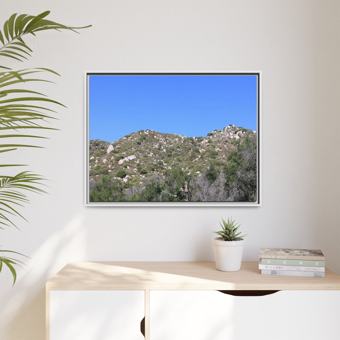 Sparse Vegetation - Unique Stretched Canvas Wall Art