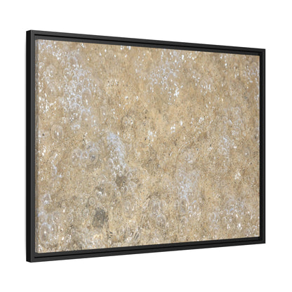 Bubbling Sand - Unique Stretched Canvas Wall Art - Art By Earth
