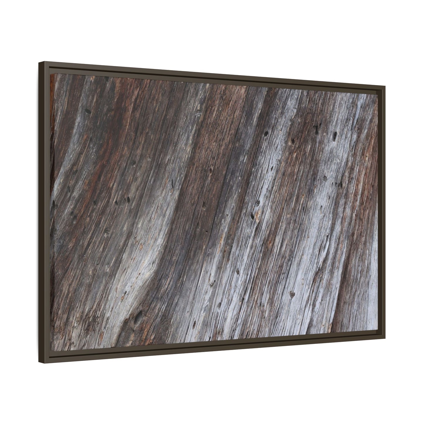 Aged Timber Texture - Unique Stretched Canvas Wall Art - Art By Earth