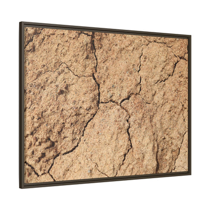 Parched Land - Unique Stretched Canvas Wall Art - Art By Earth