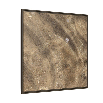 Underwater Sand Exploration - Unique Stretched Canvas Wall Art - Art By Earth