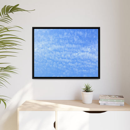 Wispy Blue Dreams - Unique Stretched Canvas Wall Art - Art By Earth