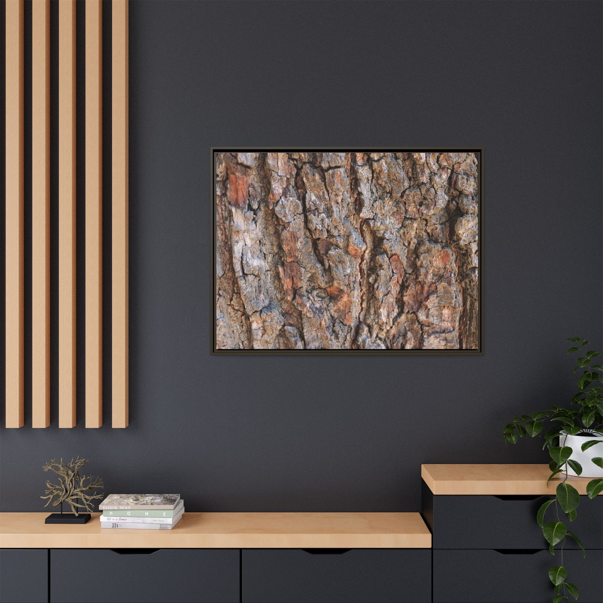 Tree's Timeworn Tale - Unique Stretched Canvas Wall Art - Art By Earth