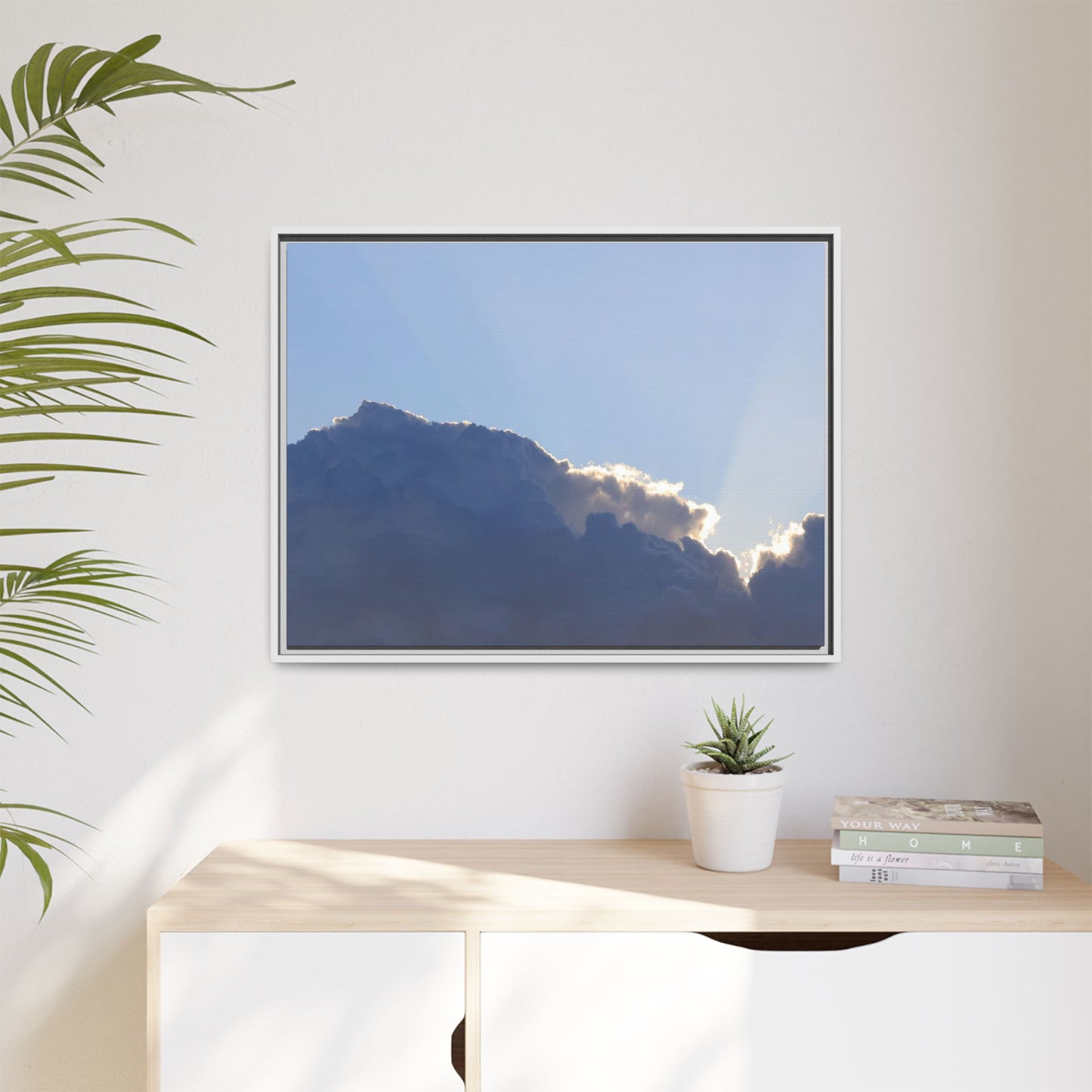 Cloud Divide - Unique Stretched Canvas Wall Art - Art By Earth