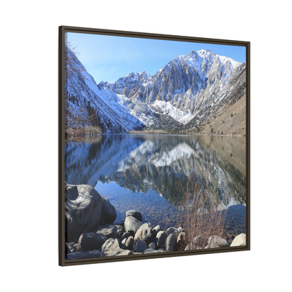 Reflections of Stillness - Unique Stretched Canvas Wall Art