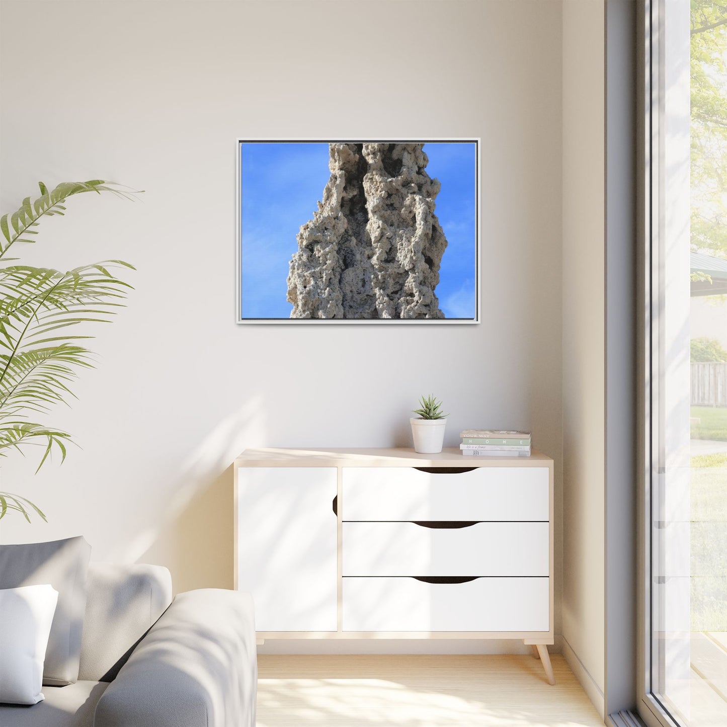 Stone Sentinel - Unique Stretched Canvas Wall Art