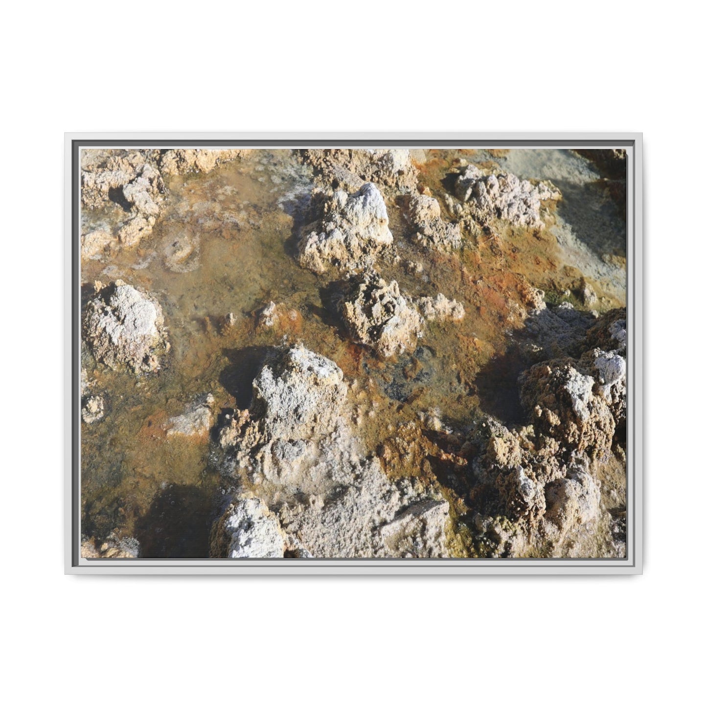 Stone Sea of Silence - Unique Stretched Canvas Wall Art