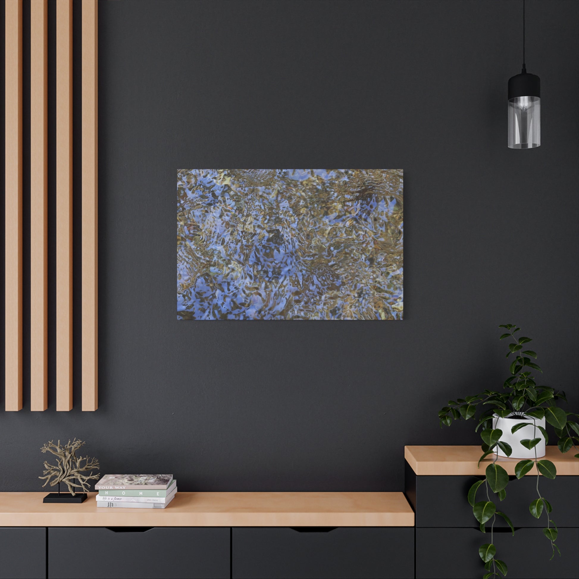 Ripples of Memory - Unique Frameless Canvas Wall Art - Art By Earth