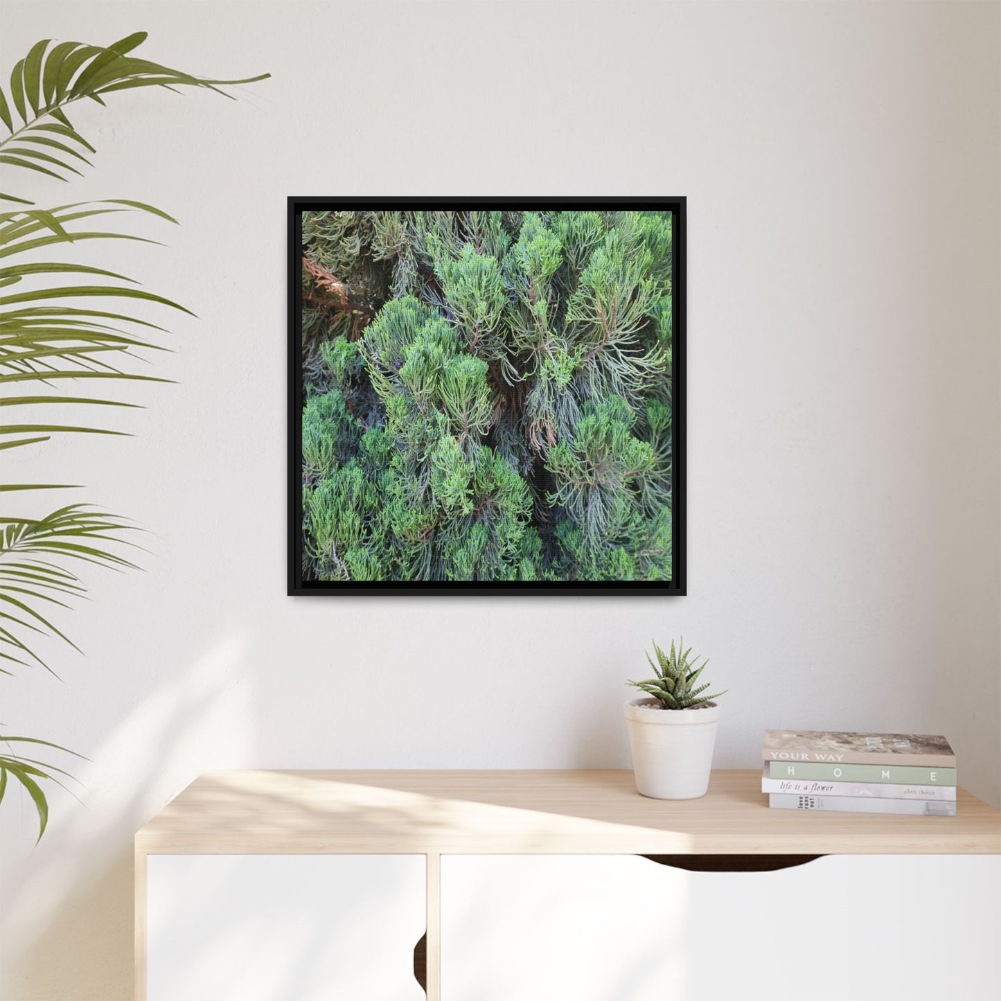 Verdant Whispers - Unique Stretched Canvas Wall Art - Art By Earth