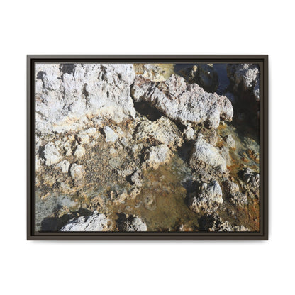 Strata of Silence - Unique Stretched Canvas Wall Art