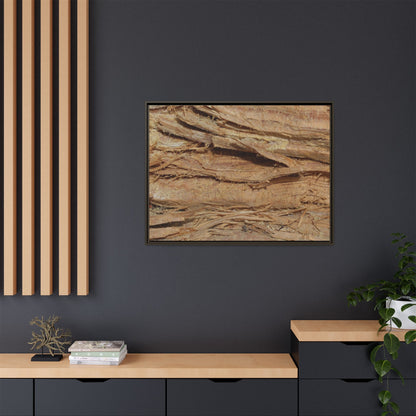 Splintered Bark - Unique Stretched Canvas Wall Art - Art By Earth