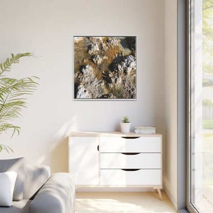 Textural Metamorphosis - Unique Stretched Canvas Wall Art
