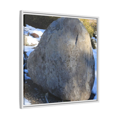 Glacial Solitude - Unique Stretched Canvas Wall Art