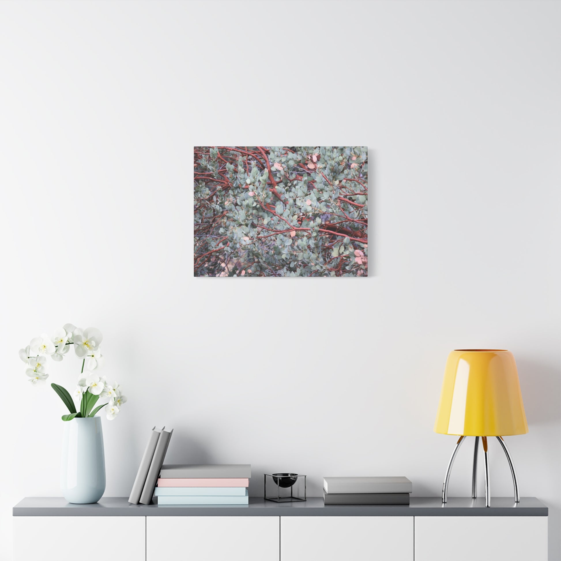 Whispers of Silver and Rust - Unique Frameless Canvas Wall Art - Art By Earth