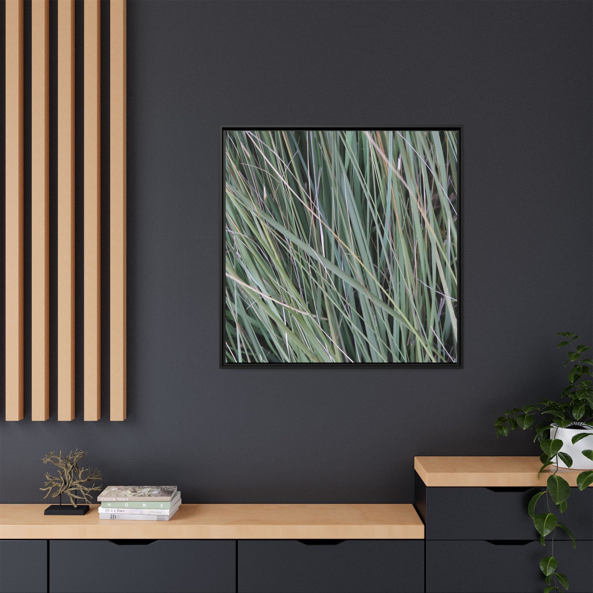 Grassland Symphony - Unique Stretched Canvas Wall Art - Art By Earth