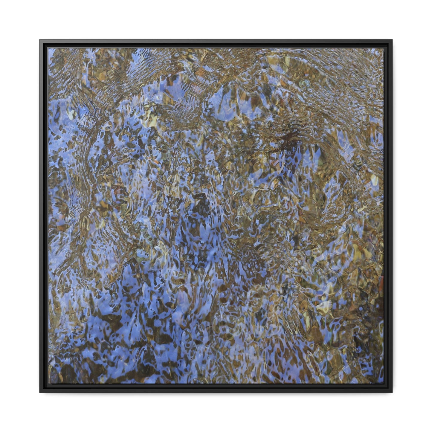 Aquatic Reflections - Unique Stretched Canvas Wall Art - Art By Earth