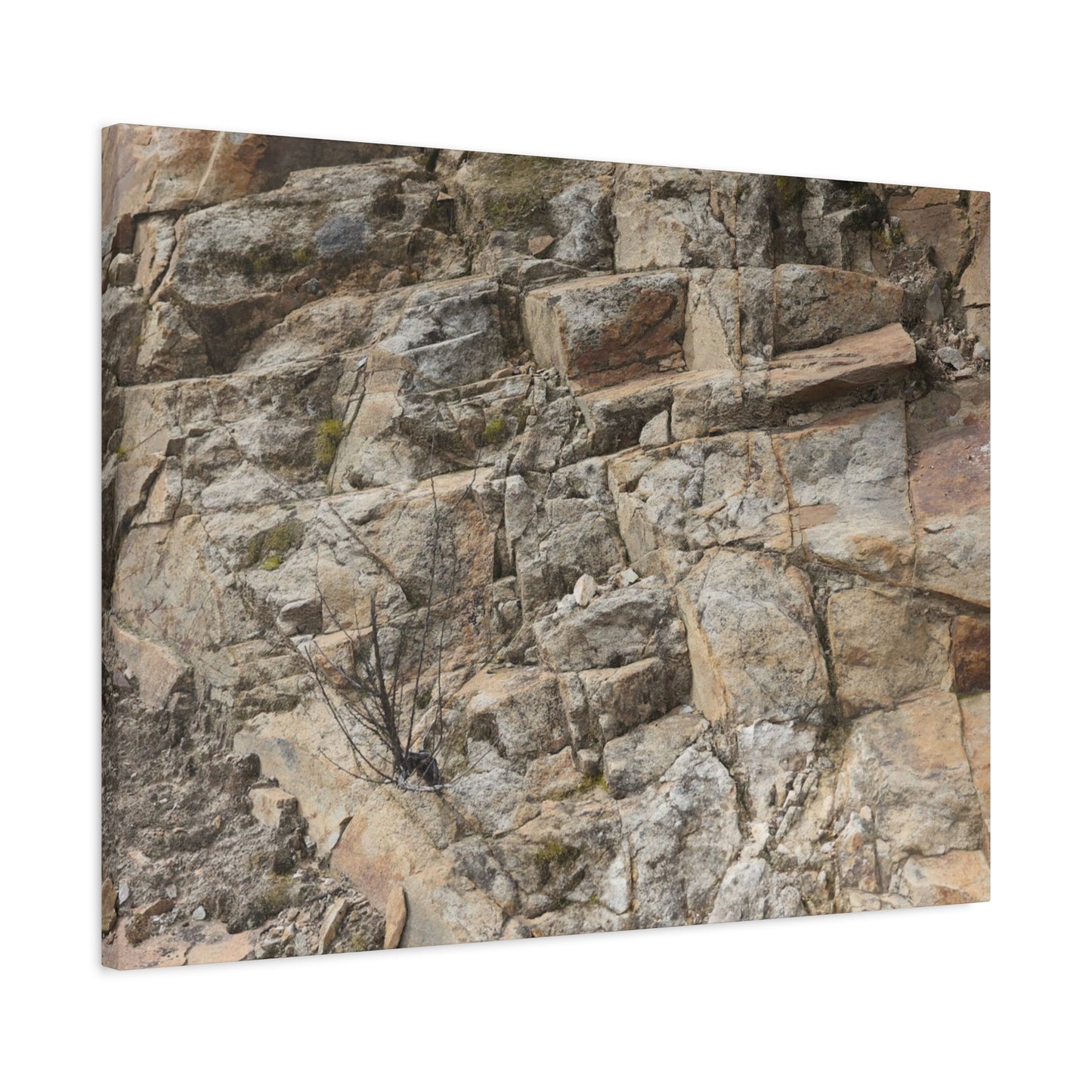 Broken Rock Canvas - Unique Frameless Canvas Wall Art - Art By Earth