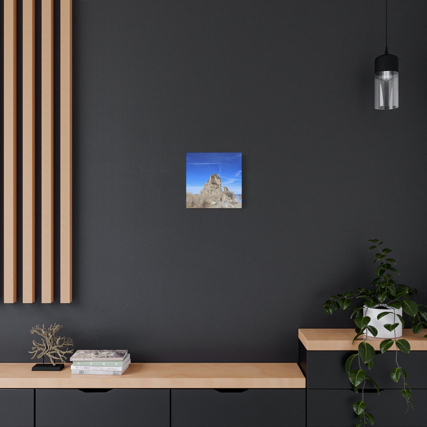 Mono Lake Solitude - Unique Frameless Canvas Wall Art