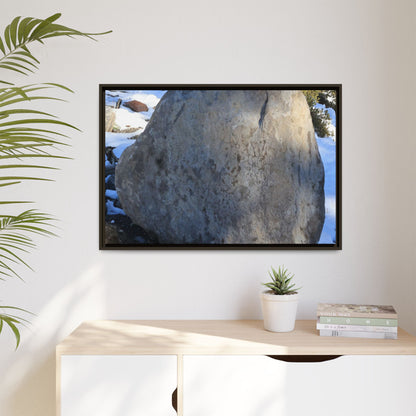 Glacial Solitude - Unique Stretched Canvas Wall Art