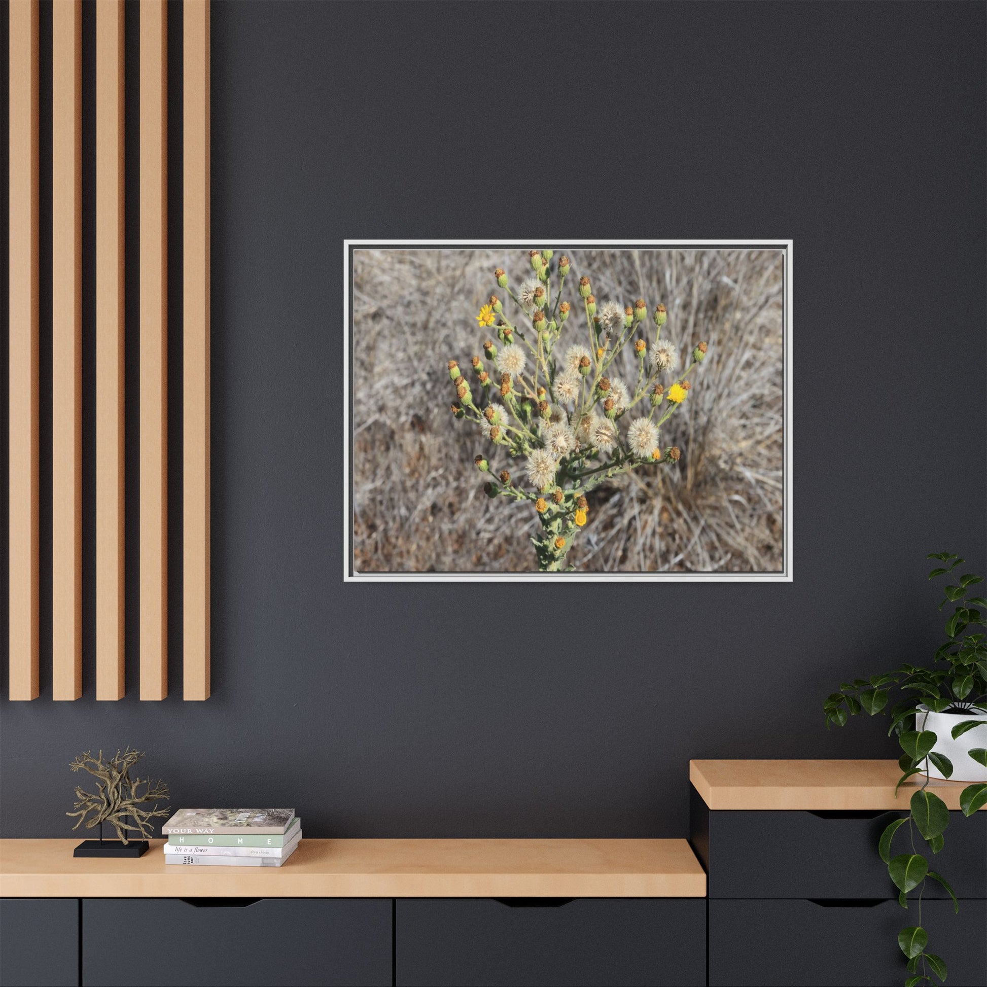 Whispers of the Dry Grass - Unique Stretched Canvas Wall Art - Art By Earth
