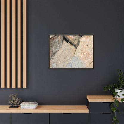 Rock Fragment - Unique Stretched Canvas Wall Art - Art By Earth