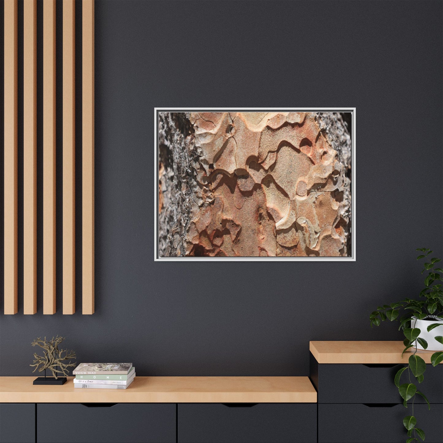 Rust and Stone - Unique Stretched Canvas Wall Art - Art By Earth