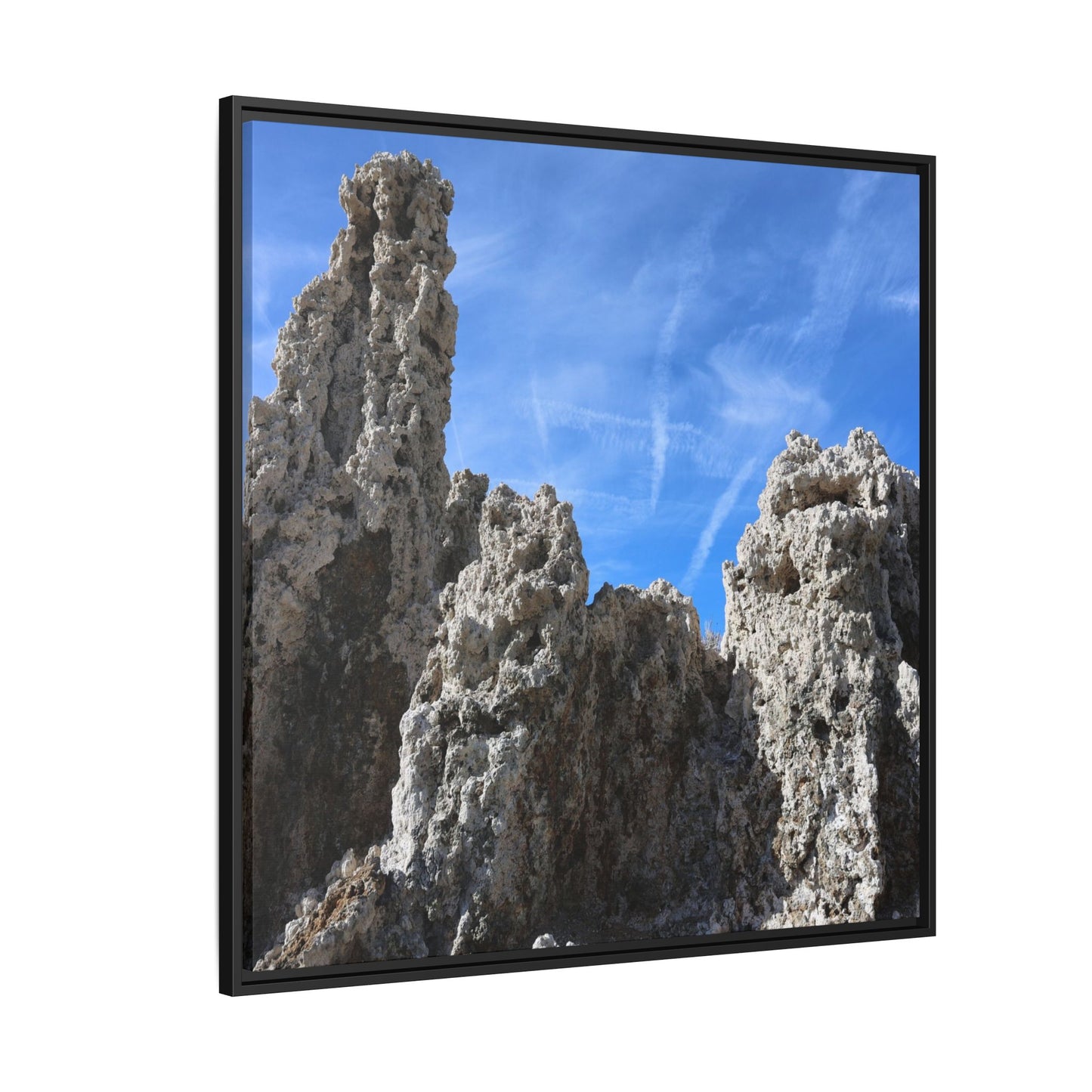 Weathered Sentinels - Unique Stretched Canvas Wall Art