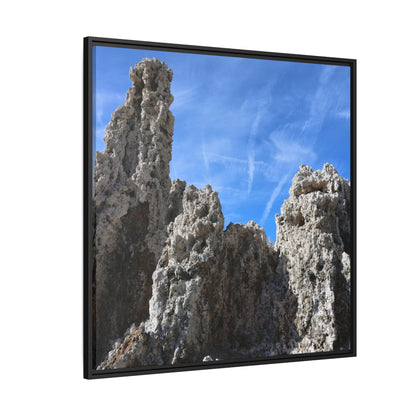 Weathered Sentinels - Unique Stretched Canvas Wall Art