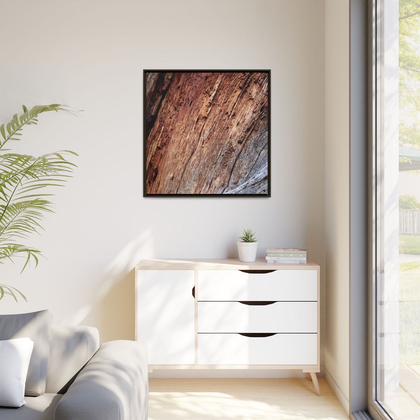 Time's Mark - Unique Stretched Canvas Wall Art - Art By Earth