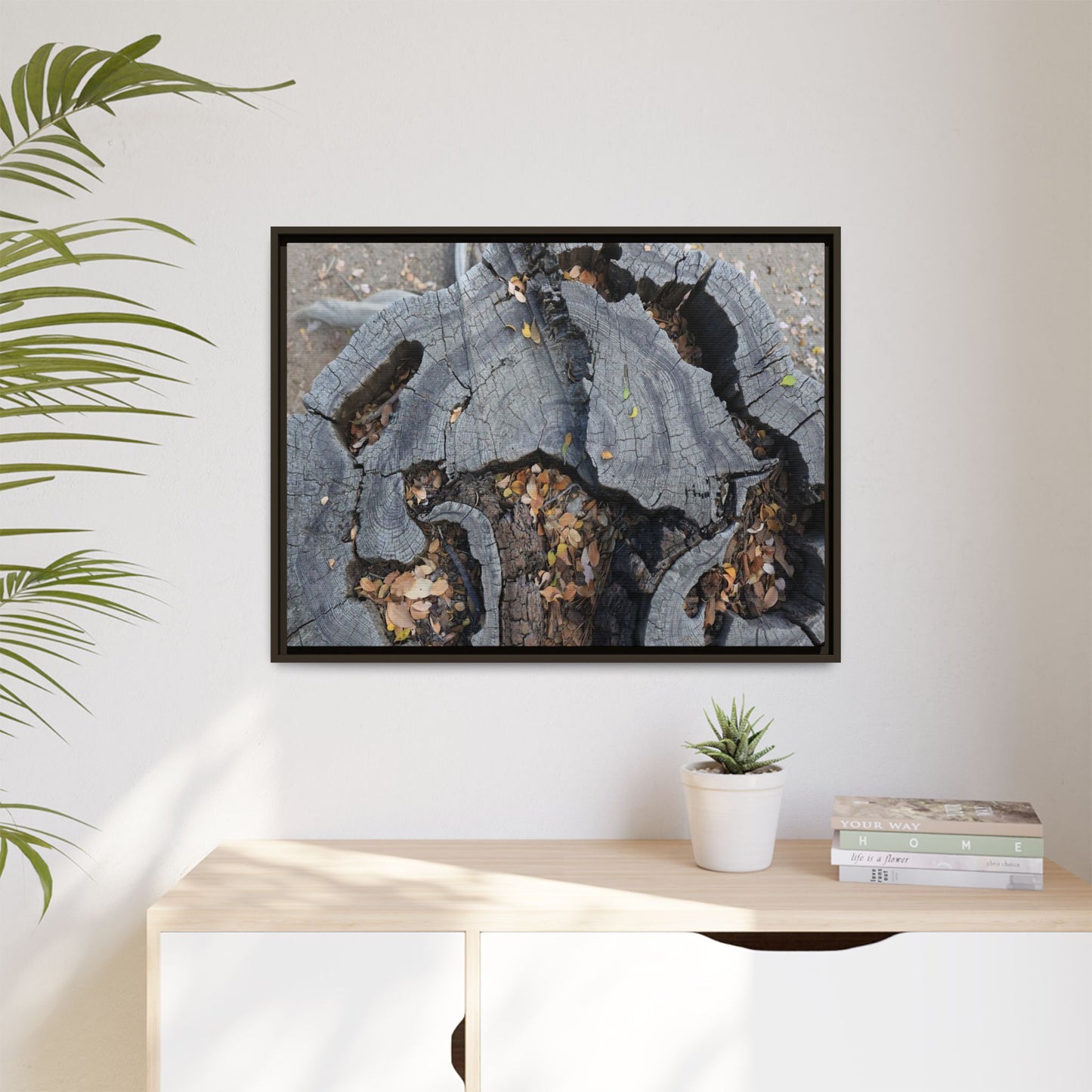 Time's Fractal Memory - Unique Stretched Canvas Wall Art - Art By Earth