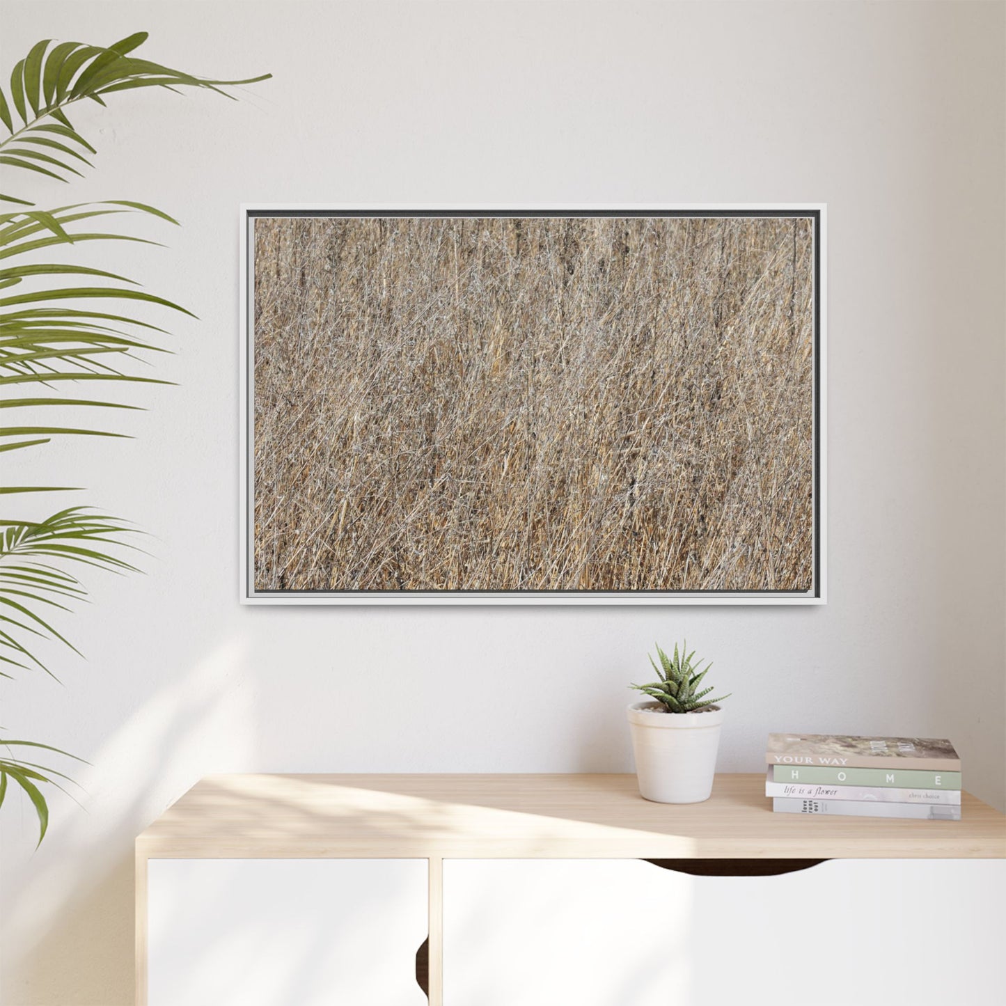 Whispers of Straw - Unique Stretched Canvas Wall Art - Art By Earth