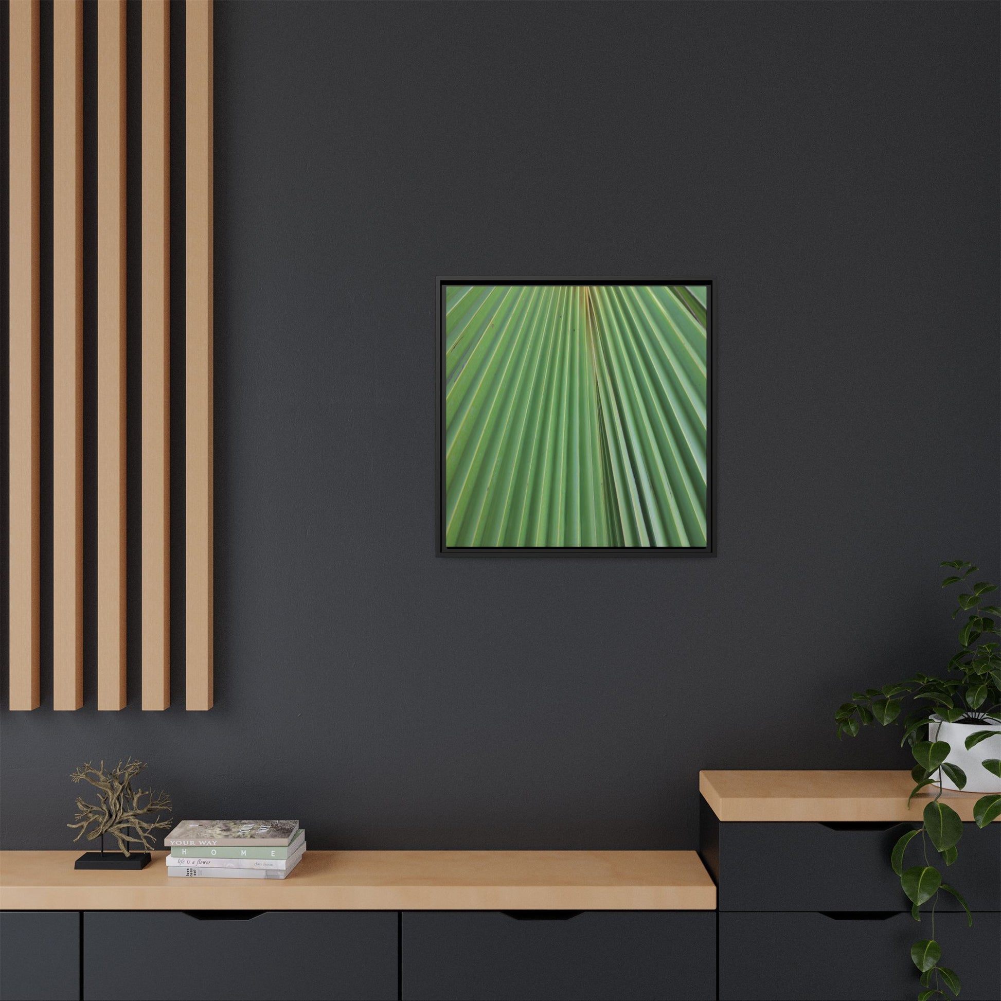 Verdant Veins - Unique Stretched Canvas Wall Art - Art By Earth