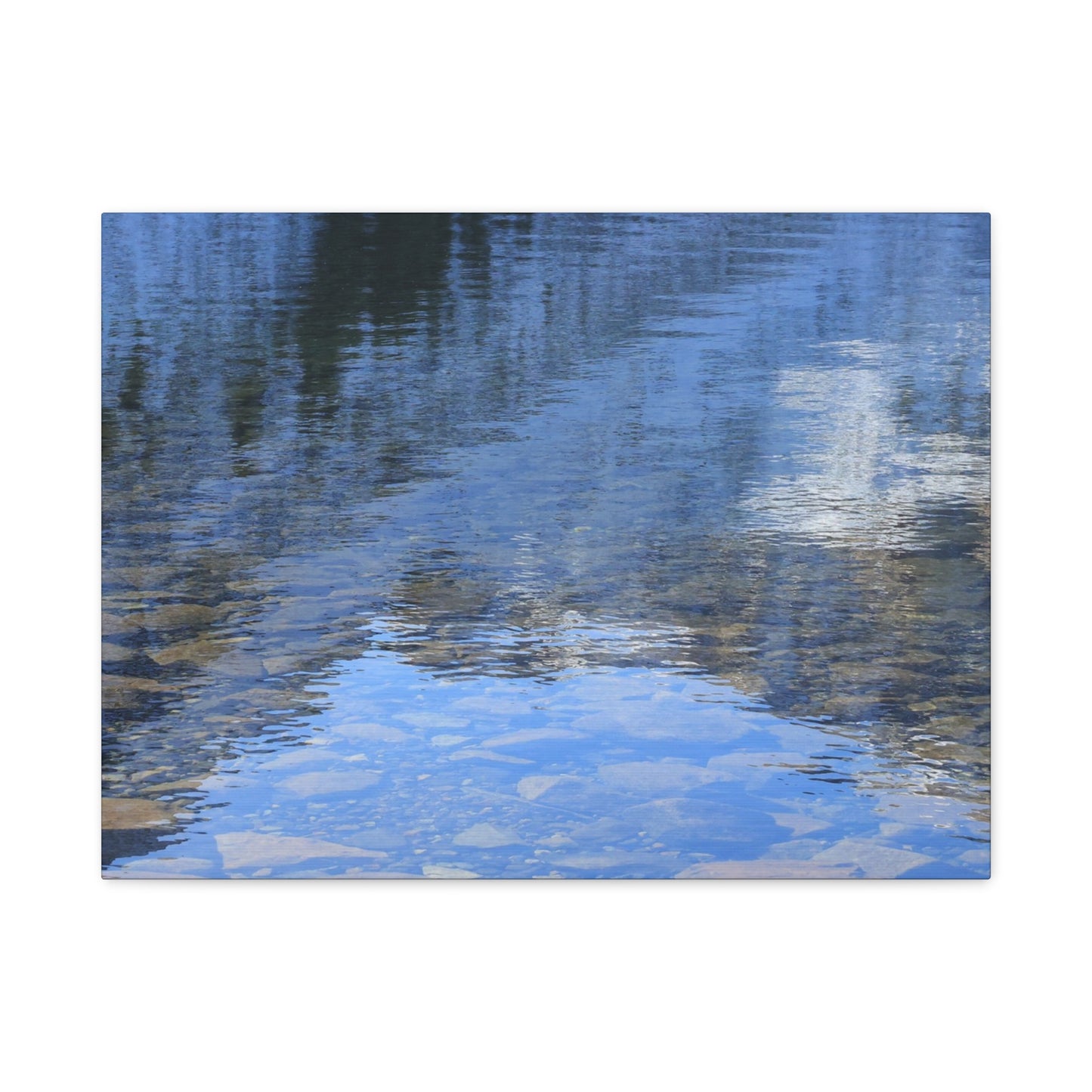 Reflections of Tranquility - Unique Frameless Canvas Wall Art
