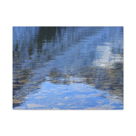 Reflections of Tranquility - Unique Frameless Canvas Wall Art