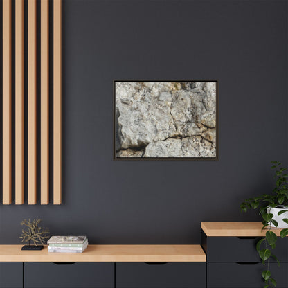 Weathered Limestone Formation - Unique Stretched Canvas Wall Art - Art By Earth