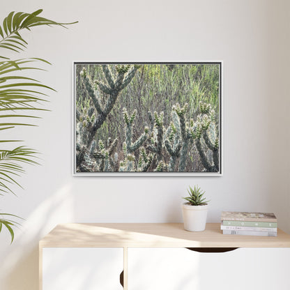 Prickly Paradise - Unique Stretched Canvas Wall Art - Art By Earth