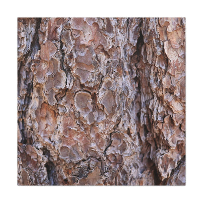 Rugged Bark Landscape - Unique Frameless Canvas Wall Art - Art By Earth