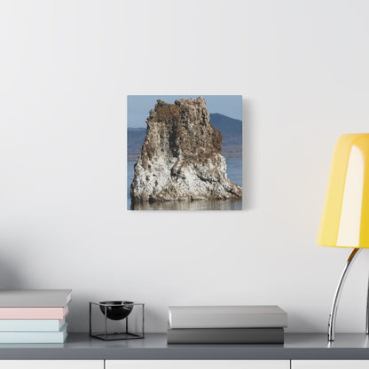 Monolith of Stillness - Unique Frameless Canvas Wall Art