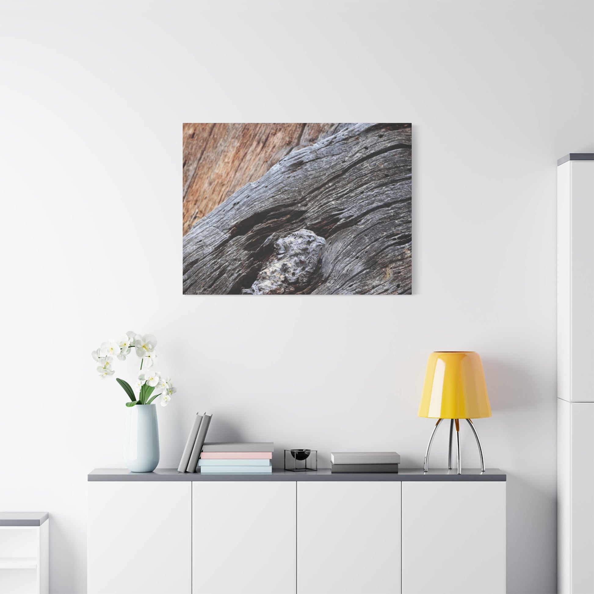 Tree Bark Texture - Unique Frameless Canvas Wall Art - Art By Earth