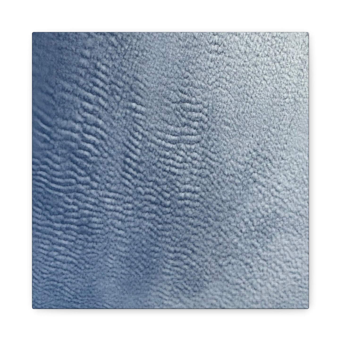 Rippling Echoes of Cerulean Stillness - Unique Frameless Canvas Wall Art - Art By Earth