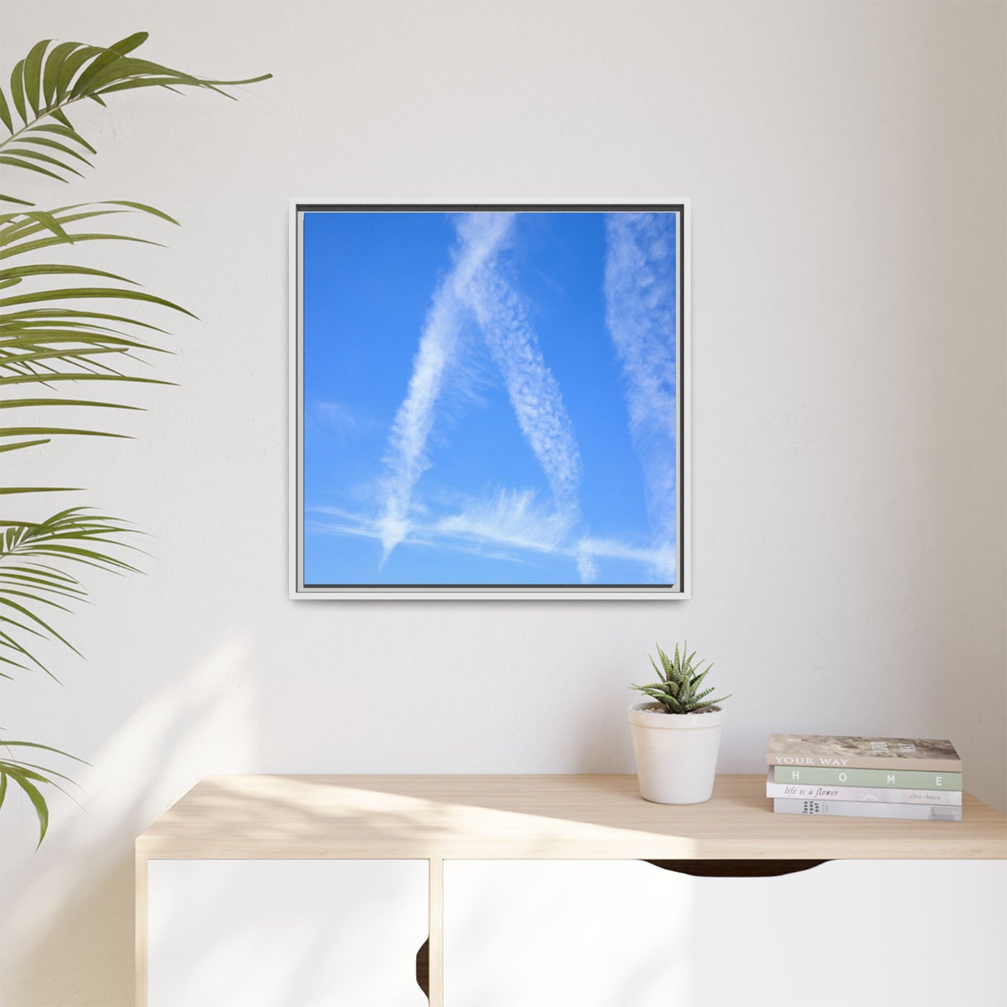 Skyward Whispers - Unique Stretched Canvas Wall Art - Art By Earth